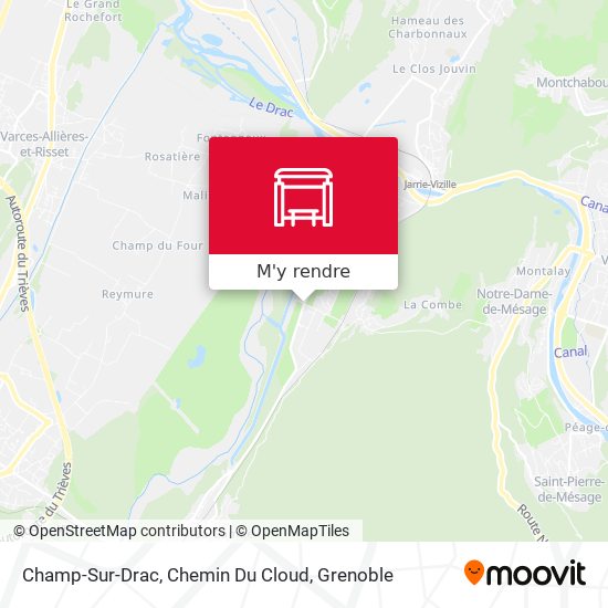 Champ-Sur-Drac, Chemin Du Cloud plan