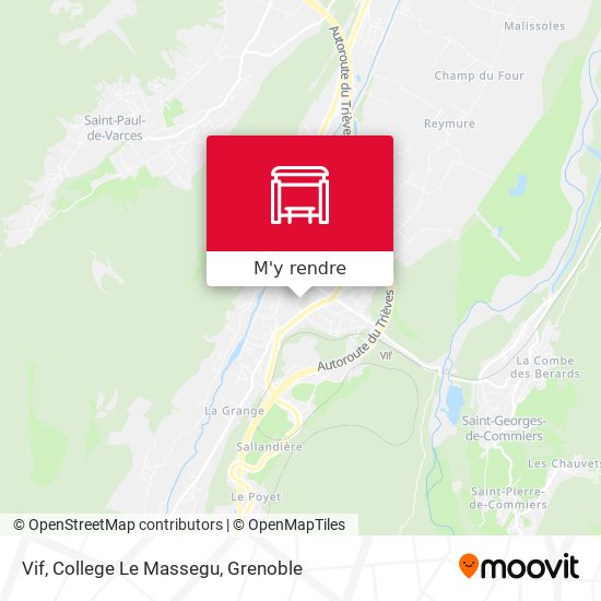 Vif, College Le Massegu plan