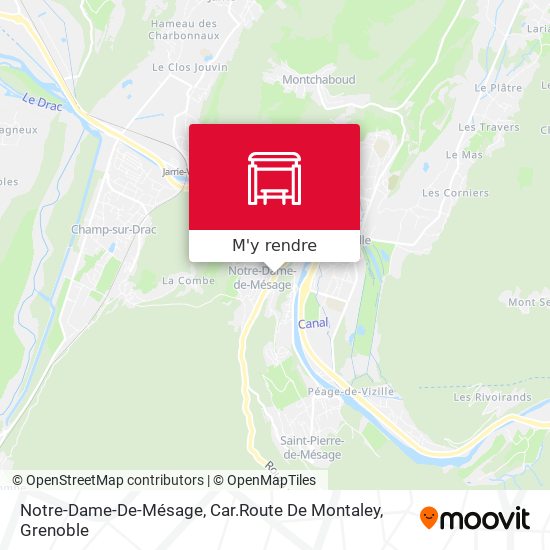 Notre-Dame-De-Mésage, Car.Route De Montaley plan