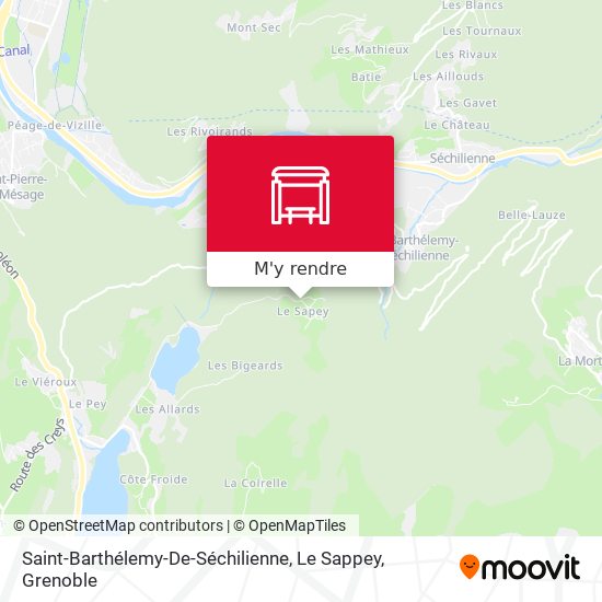 Saint-Barthélemy-De-Séchilienne, Le Sappey plan