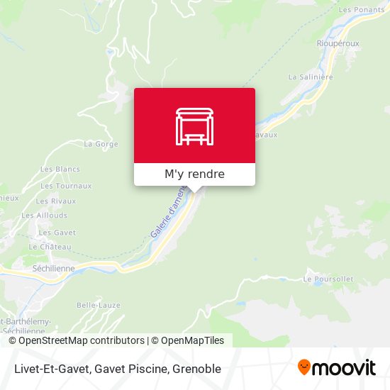 Livet-Et-Gavet, Gavet Piscine plan