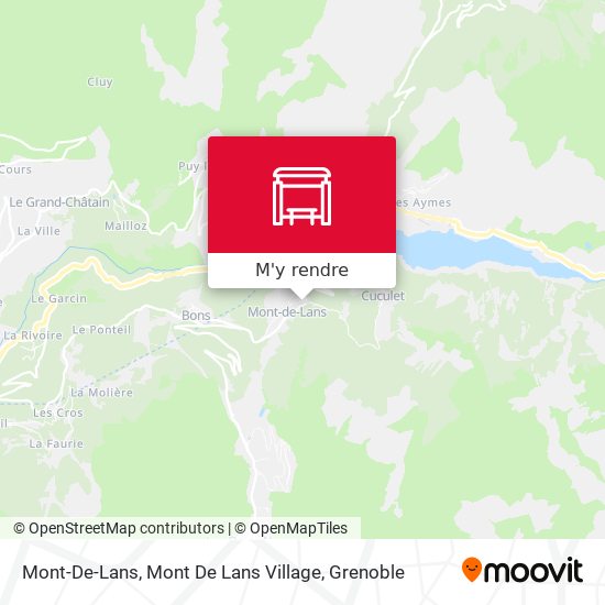 Mont-De-Lans, Mont De Lans Village plan