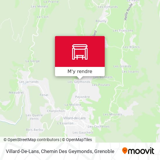 Villard-De-Lans, Chemin Des Geymonds plan