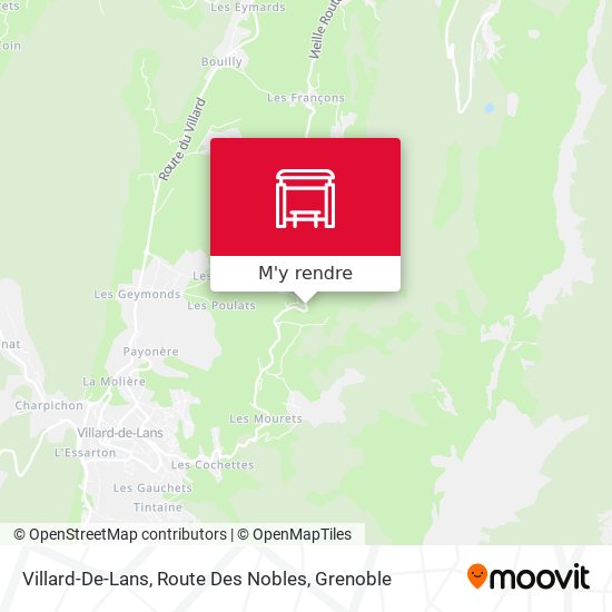 Villard-De-Lans, Route Des Nobles plan