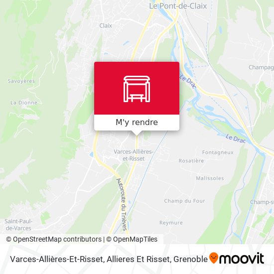 Varces-Allières-Et-Risset, Allieres Et Risset plan