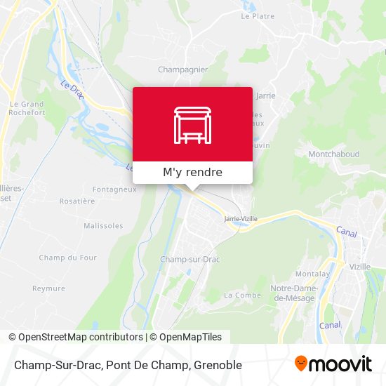 Champ-Sur-Drac, Pont De Champ plan