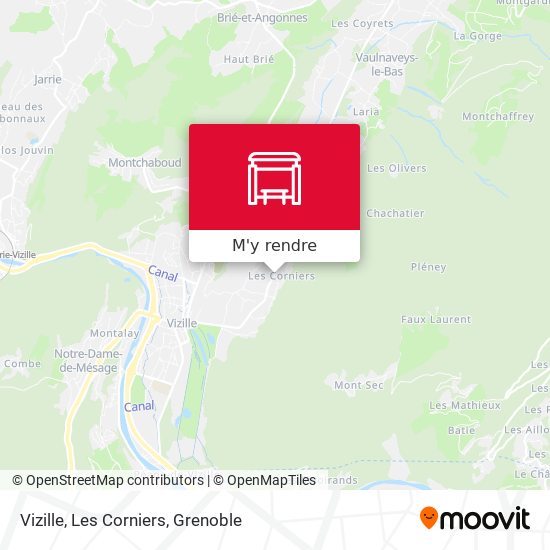 Vizille, Les Corniers plan