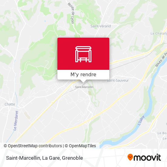 Saint-Marcellin, La Gare plan