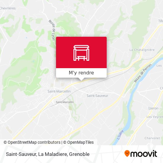 Saint-Sauveur, La Maladiere plan