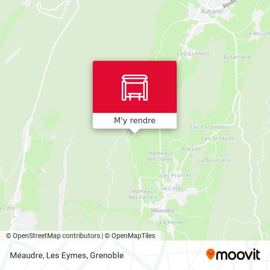 Méaudre, Les Eymes plan