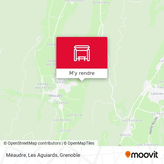 Méaudre, Les Aguiards plan