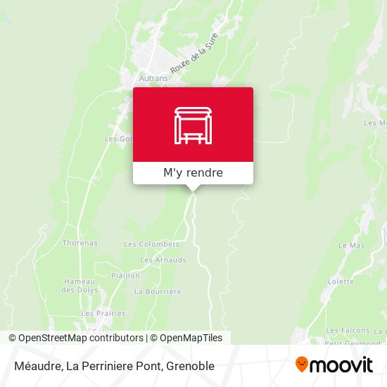 Méaudre, La Perriniere Pont plan