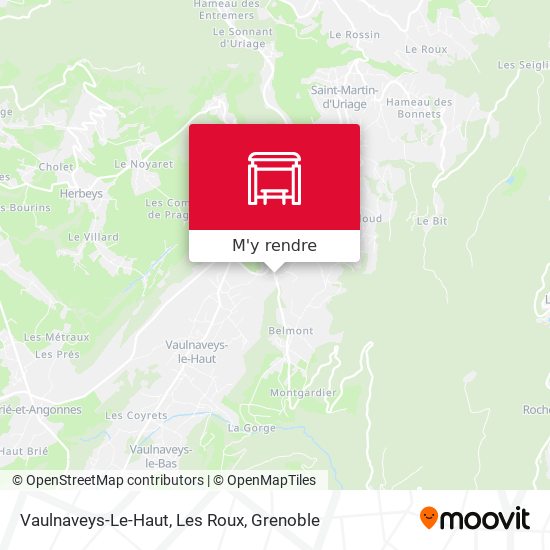 Vaulnaveys-Le-Haut, Les Roux plan