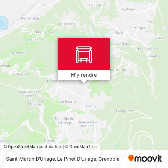 Saint-Martin-D'Uriage, Le Pinet D'Uriage plan