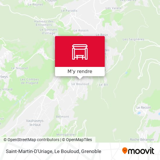 Saint-Martin-D'Uriage, Le Bouloud plan