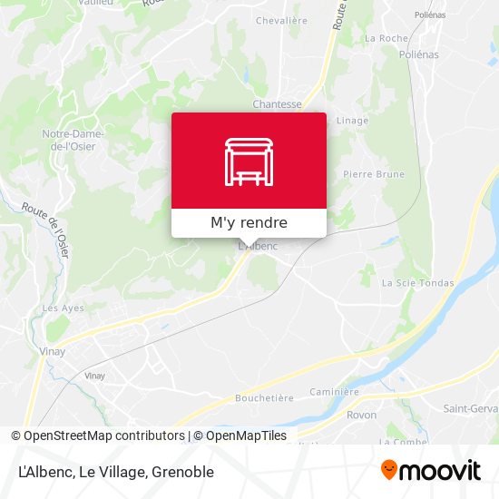 L'Albenc, Le Village plan
