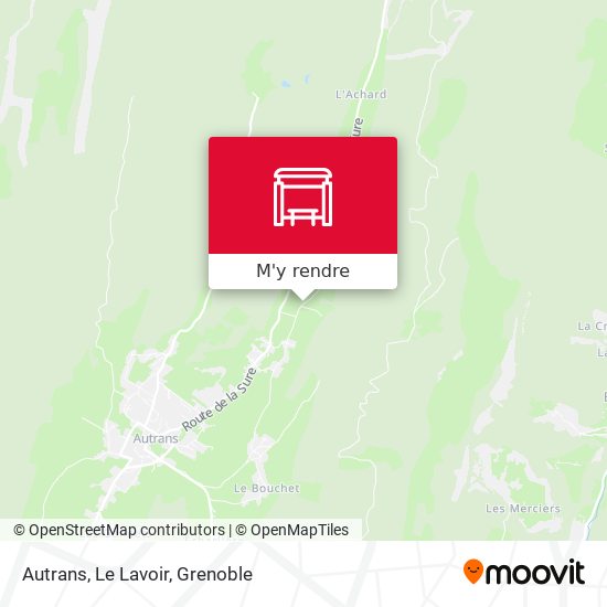 Autrans, Le Lavoir plan