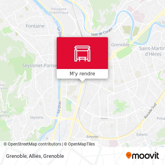 Grenoble, Alliés plan