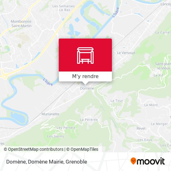 Domène, Domène Mairie plan