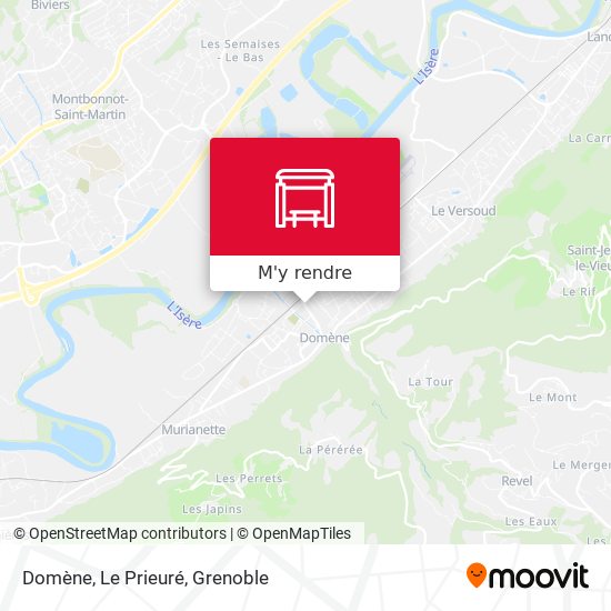 Domène, Le Prieuré plan
