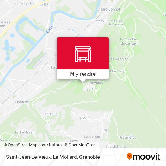 Saint-Jean-Le-Vieux, Le Mollard plan
