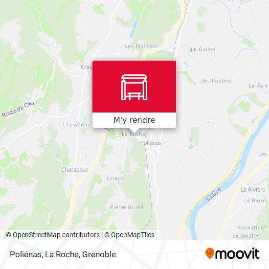Poliénas, La Roche plan