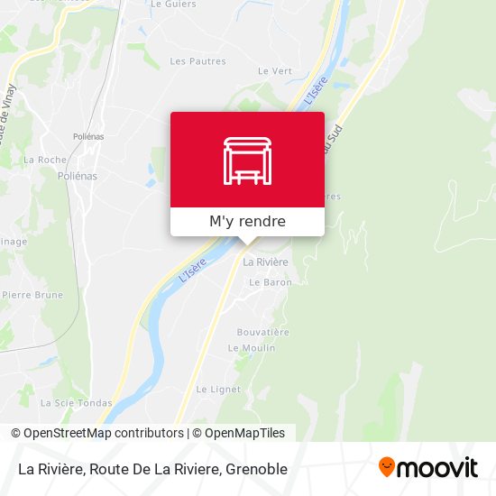 La Rivière, Route De La Riviere plan