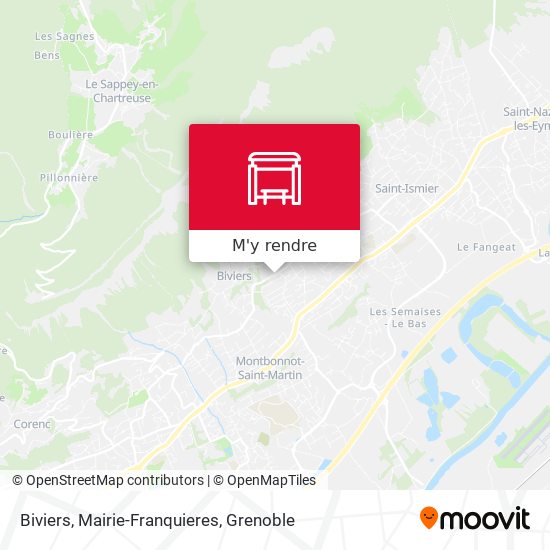 Biviers, Mairie-Franquieres plan