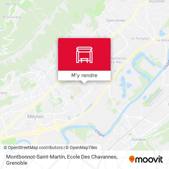 Montbonnot-Saint-Martin, Ecole Des Chavannes plan