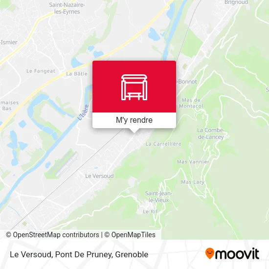 Le Versoud, Pont De Pruney plan