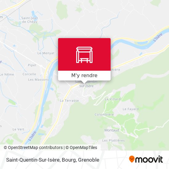 Saint-Quentin-Sur-Isère, Bourg plan
