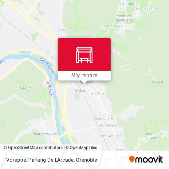 Voreppe, Parking De L'Arcade plan