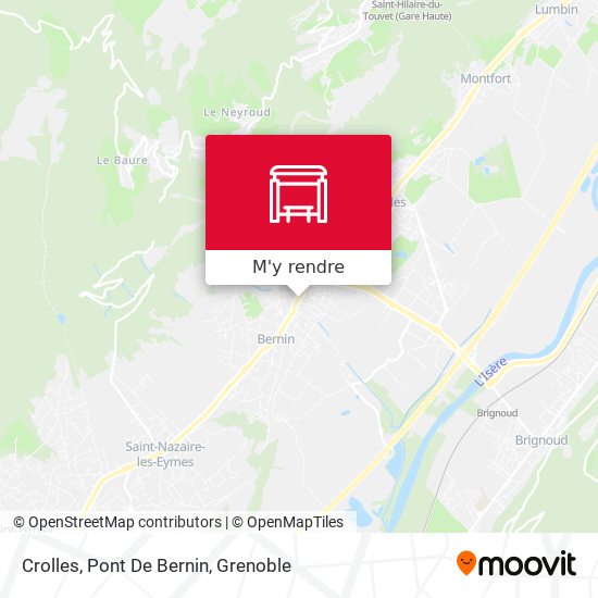 Crolles, Pont De Bernin plan