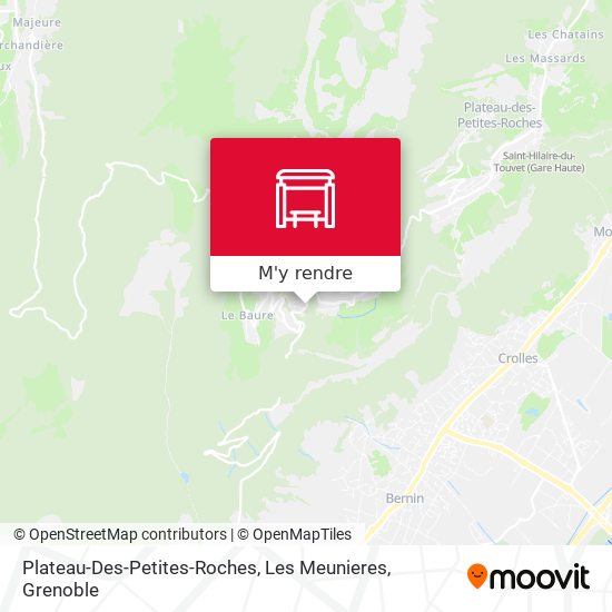 Plateau-Des-Petites-Roches, Les Meunieres plan