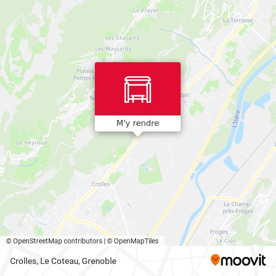 Crolles, Le Coteau plan