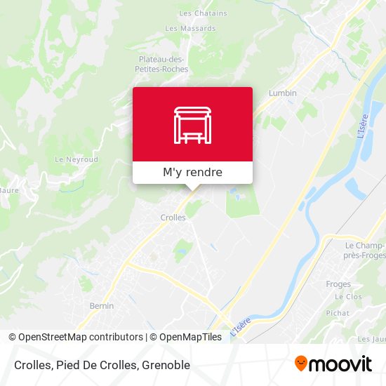 Crolles, Pied De Crolles plan