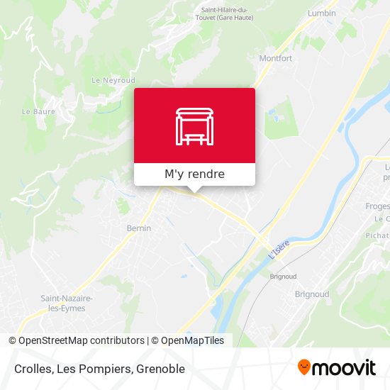 Crolles, Les Pompiers plan