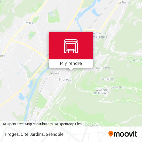 Froges, Cite Jardins plan