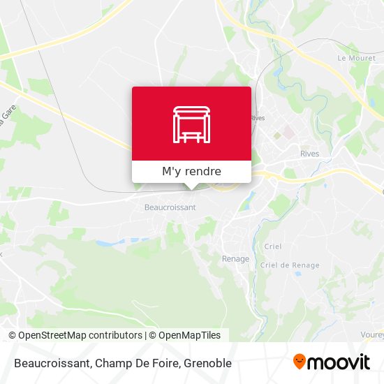 Beaucroissant, Champ De Foire plan