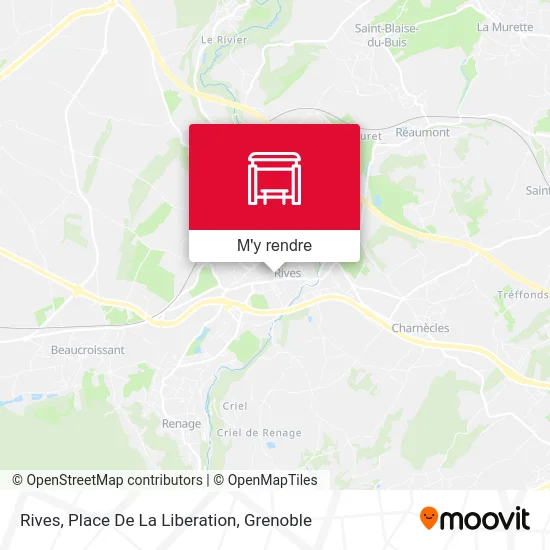 Rives, Place De La Liberation plan