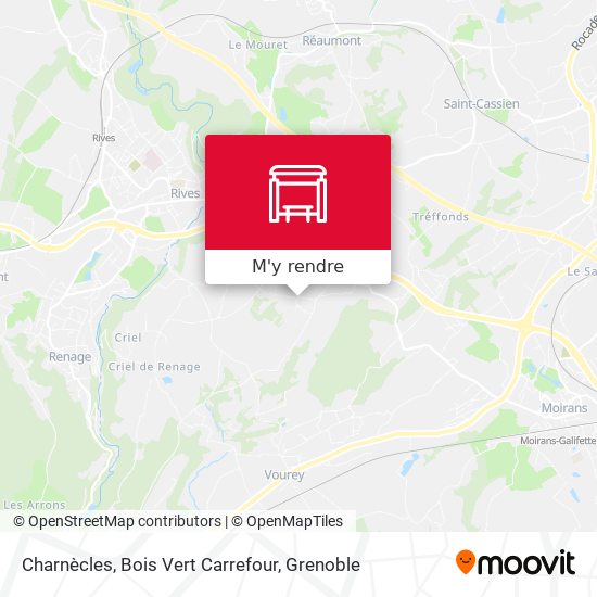 Charnècles, Bois Vert Carrefour plan