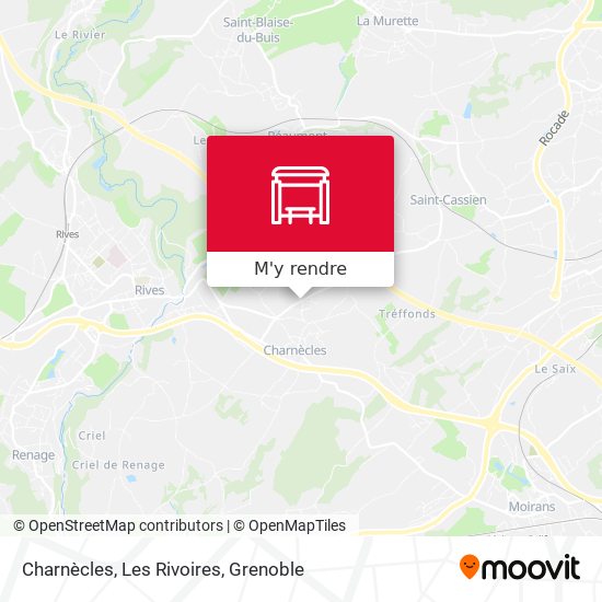 Charnècles, Les Rivoires plan