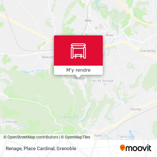 Renage, Place Cardinal plan