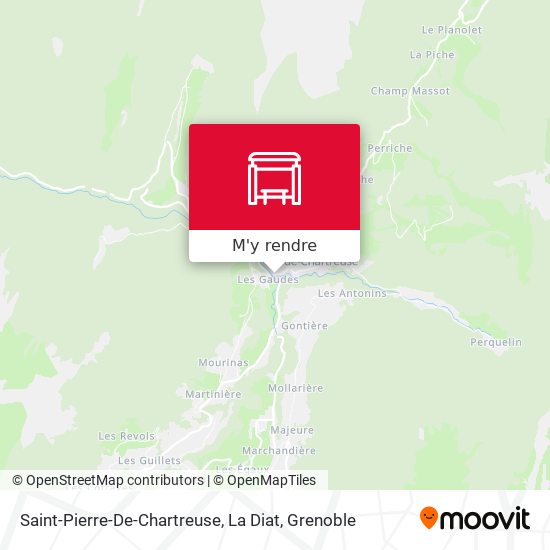 Saint-Pierre-De-Chartreuse, La Diat plan