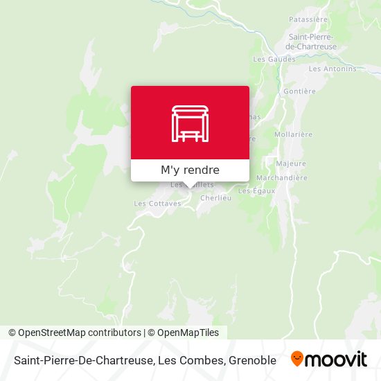 Saint-Pierre-De-Chartreuse, Les Combes plan