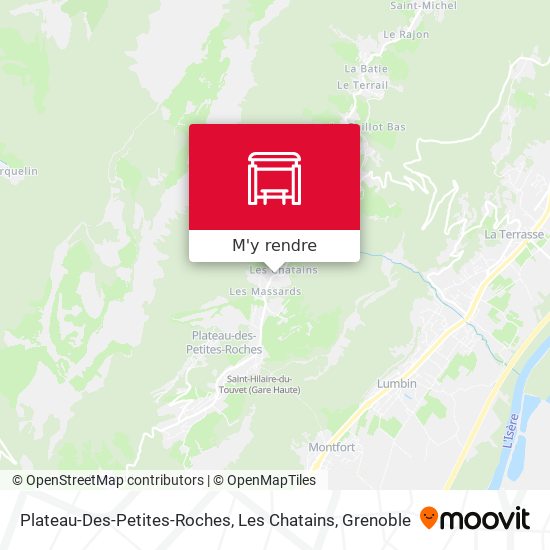 Plateau-Des-Petites-Roches, Les Chatains plan