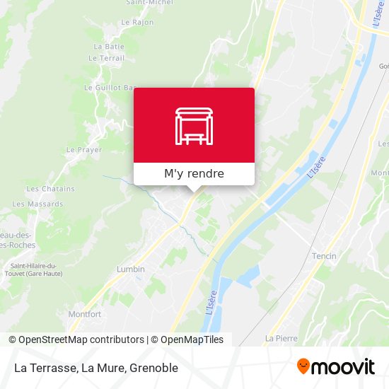 La Terrasse, La Mure plan