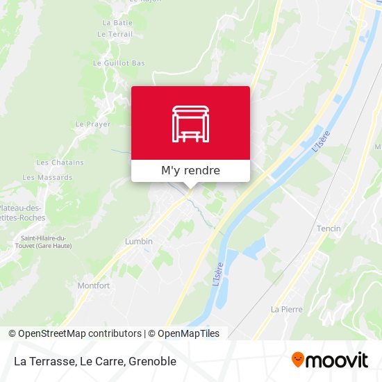 La Terrasse, Le Carre plan