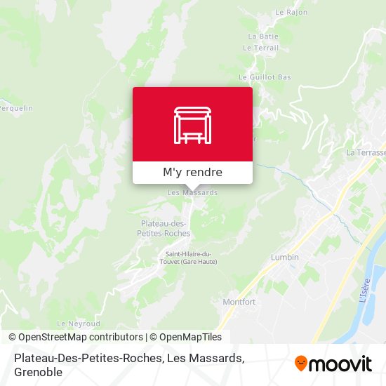 Plateau-Des-Petites-Roches, Les Massards plan
