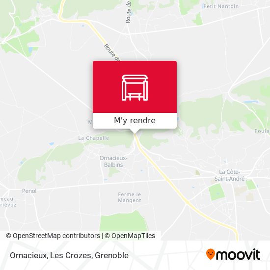 Ornacieux, Les Crozes plan